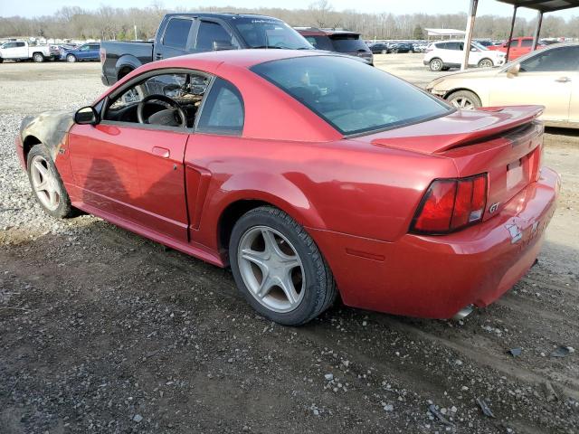 1FAFP42X0YF308534 - 2000 FORD MUSTANG GT RED photo 2