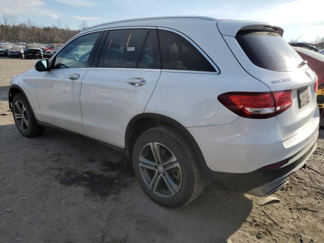 WDC0G4KB1HF164720 - 2017 MERCEDES-BENZ GLC 300 4MATIC WHITE photo 2