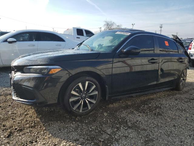 19XFL1H7XNE012504 - 2022 HONDA CIVIC EXL შავი ფოტო 1