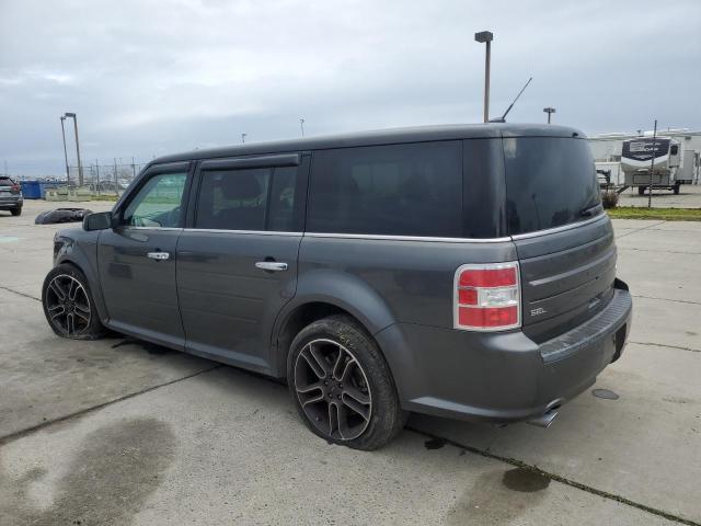 2FMGK5C84FBA18172 - 2015 FORD FLEX SEL GRAY photo 2