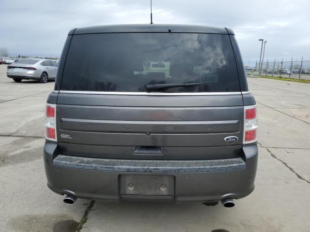 2FMGK5C84FBA18172 - 2015 FORD FLEX SEL GRAY photo 6