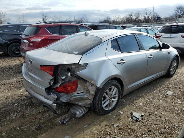 KNAGM4A70B5096043 - 2011 KIA OPTIMA LX SILVER photo 3