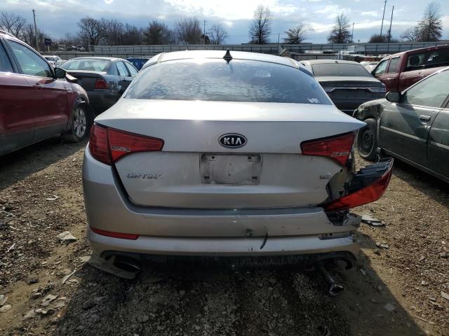 KNAGM4A70B5096043 - 2011 KIA OPTIMA LX SILVER photo 6