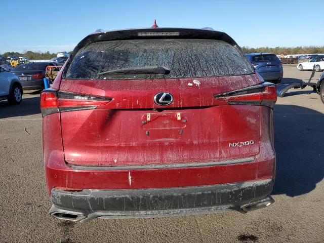 JTJYARBZ3J2098525 - 2018 LEXUS NX 300 BASE RED photo 6