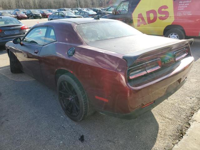 2C3CDZFJ4KH596366 - 2019 DODGE CHALLENGER R/T SCAT PACK BURGUNDY photo 2