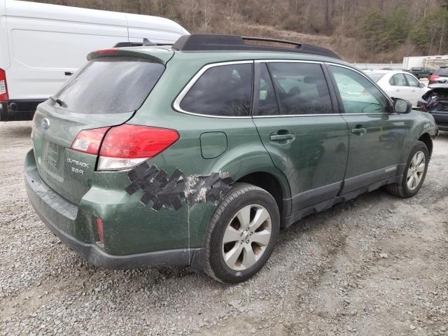 4S4BRDKC9C2210145 - 2012 SUBARU OUTBACK 3.6R LIMITED GREEN photo 3