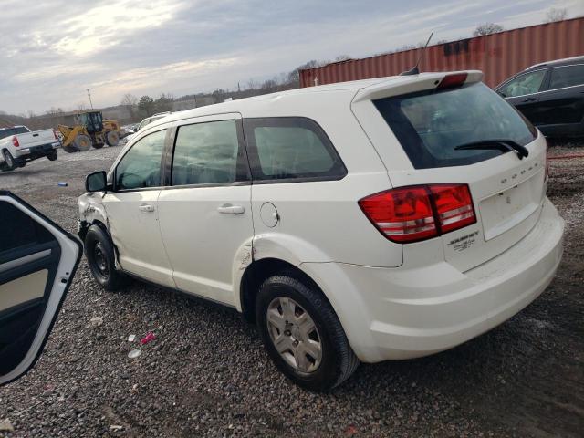 3C4PDCAB4CT204702 - 2012 DODGE JOURNEY SE WHITE photo 2