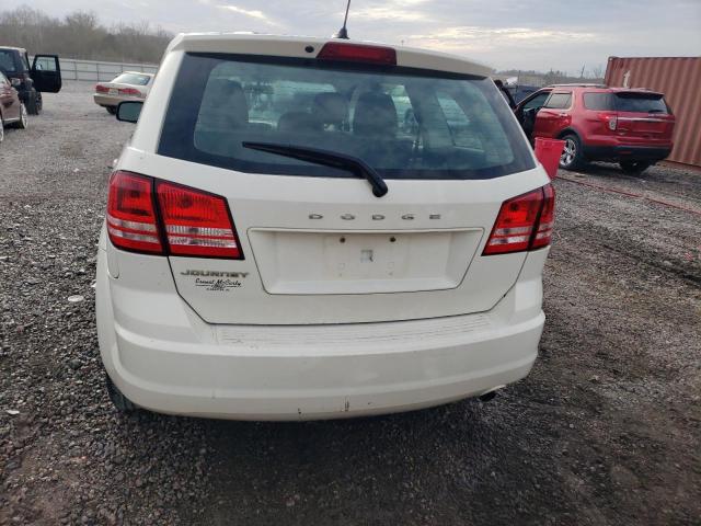 3C4PDCAB4CT204702 - 2012 DODGE JOURNEY SE WHITE photo 6