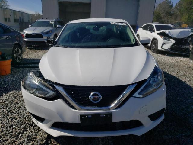 3N1AB7AP1KY411793 - 2019 NISSAN SENTRA S WHITE photo 5