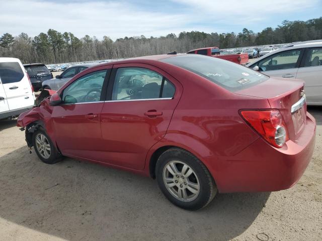 1G1JC5SH6C4220390 - 2012 CHEVROLET SONIC LT RED photo 2