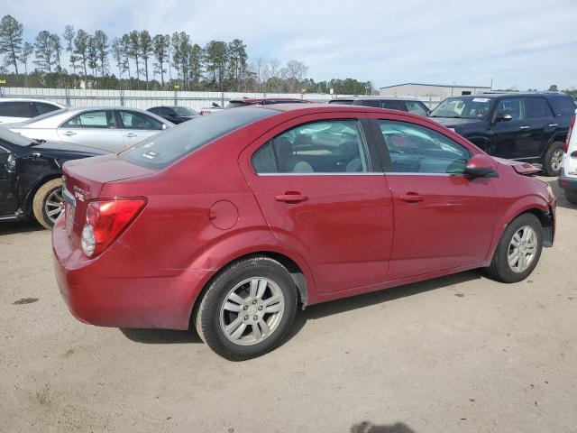 1G1JC5SH6C4220390 - 2012 CHEVROLET SONIC LT RED photo 3