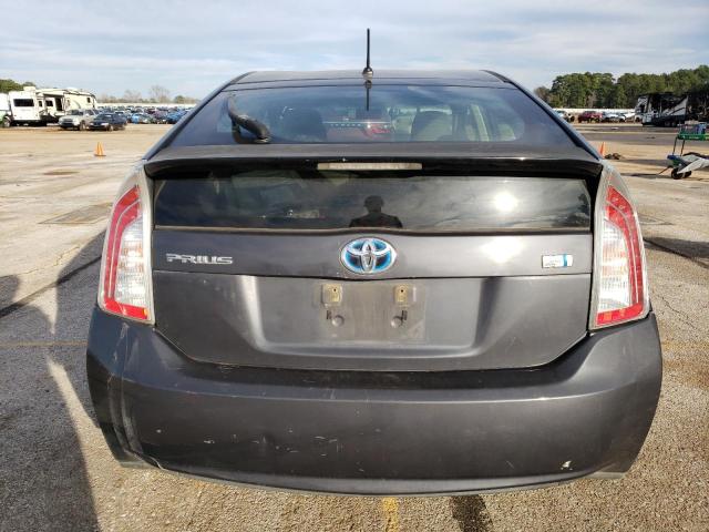 JTDKN3DU5C5473778 - 2021 TOYOTA PRIUS GRAY photo 6