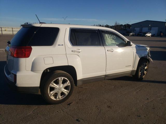 2GKALMEKXH6263410 - 2017 GMC TERRAIN SLE WHITE photo 3