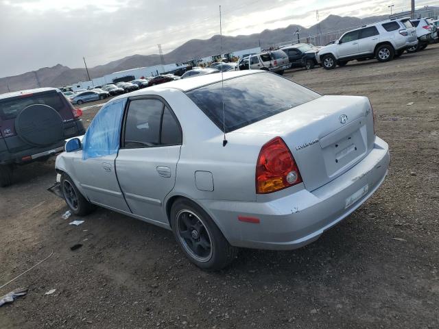 KMHCG45C85U653691 - 2005 HYUNDAI ACCENT GL SILVER photo 2