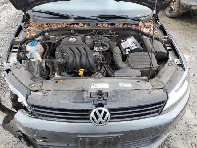 3VW2K7AJ0DM224985 - 2013 VOLKSWAGEN JETTA BASE GRAY photo 11