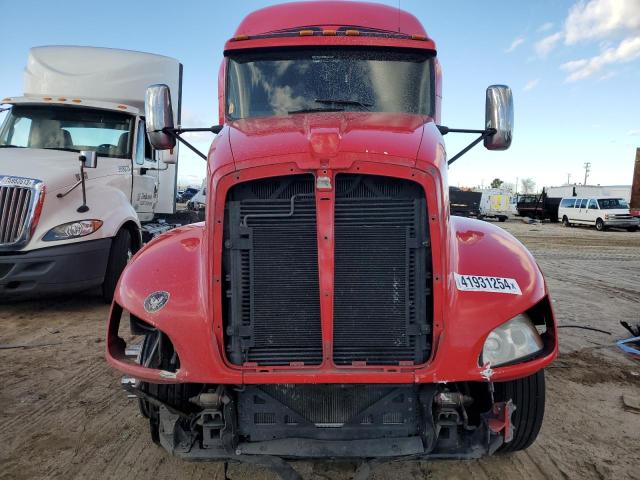 1XKAD49X3EJ368341 - 2014 KENWORTH CONSTRUCTI T660 RED photo 5