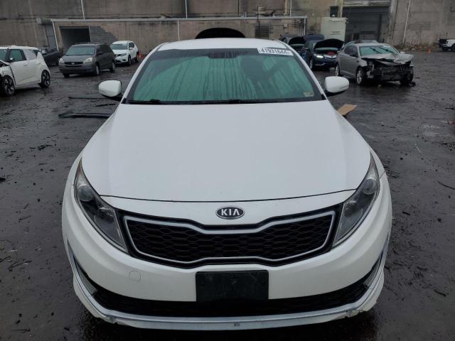 KNAGM4AD3B5000556 - 2011 KIA OPTIMA HYBRID WHITE photo 5