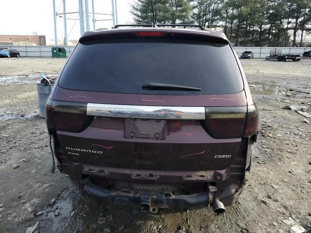 1C4SDJDT8CC205253 - 2012 DODGE DURANGO CREW MAROON photo 6