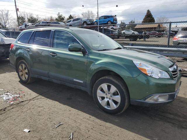 4S4BRBGC7C3288592 - 2012 SUBARU OUTBACK 2.5I PREMIUM GREEN photo 4