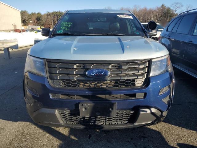 1FM5K8AR9JGA37127 - 2018 FORD EXPLORER POLICE INTERCEPTOR ლურჯი ფოტო 5