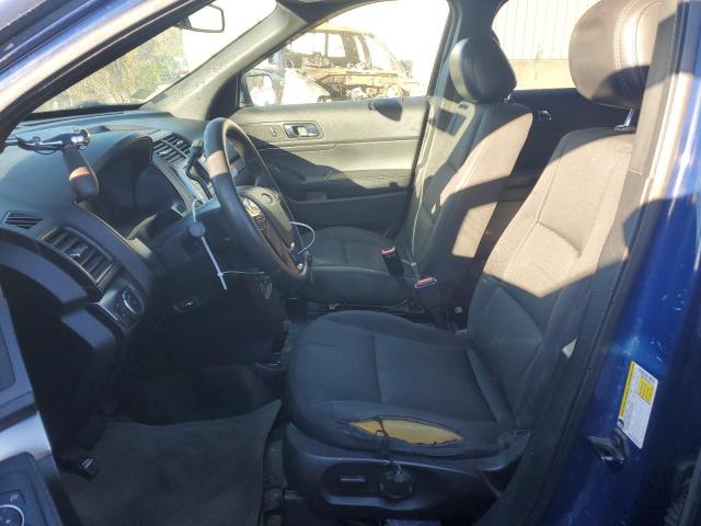 1FM5K8AR9JGA37127 - 2018 FORD EXPLORER POLICE INTERCEPTOR ლურჯი ფოტო 7