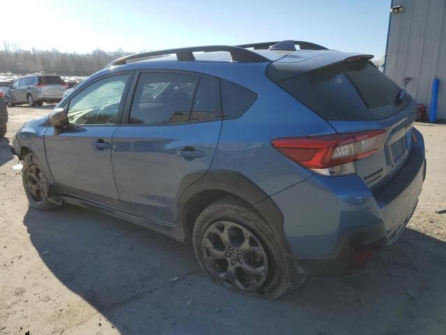 JF2GTHSC8MH680217 - 2021 SUBARU CROSSTREK SPORT BLUE photo 2