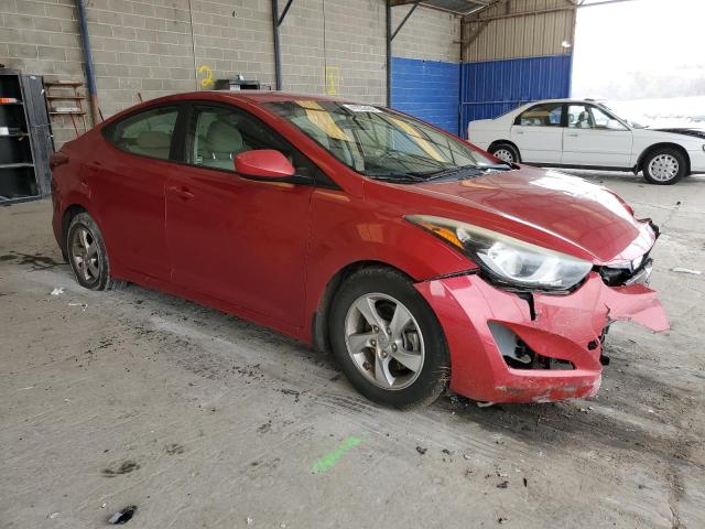 KMHDH4AE7FU456683 - 2015 HYUNDAI ELANTRA SE RED photo 4