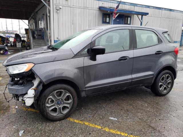 MAJ3P1RE2JC219304 - 2018 FORD ECOSPORT S GRAY photo 1