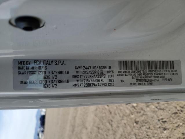 ZFBERFAB0H6E48557 - 2017 RAM PROMASTER WHITE photo 13