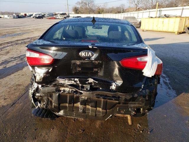 KNAFX4A60E5055362 - 2014 KIA FORTE LX BLACK photo 6