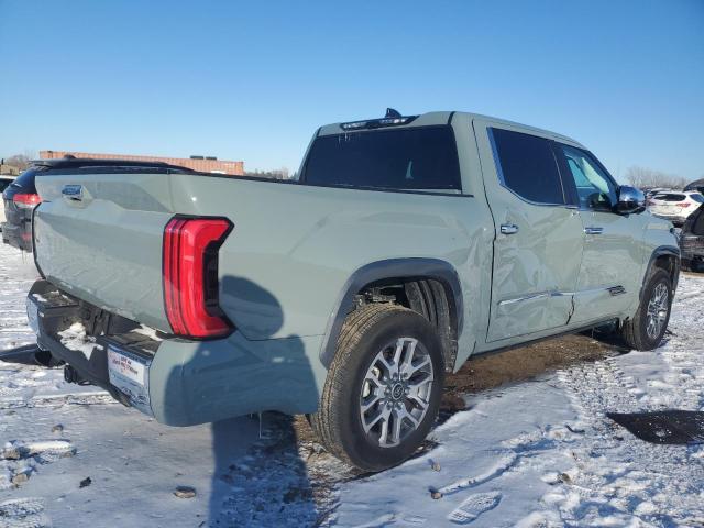 5TFMC5DB0RX069826 - 2024 TOYOTA TUNDRA CREWMAX PLATINUM მწვანე ფოტო 3