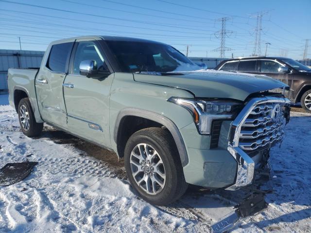 5TFMC5DB0RX069826 - 2024 TOYOTA TUNDRA CREWMAX PLATINUM მწვანე ფოტო 4