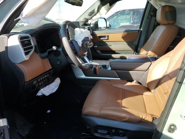 5TFMC5DB0RX069826 - 2024 TOYOTA TUNDRA CREWMAX PLATINUM მწვანე ფოტო 7