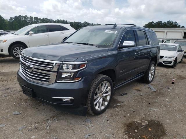 1GNSCCKJ5KR207349 - 2019 CHEVROLET TAHOE C1500 PREMIER GRAY photo 2