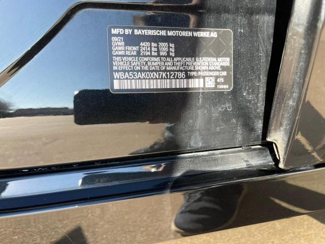 WBA53AK0XN7K12786 - 2022 BMW 228I BLACK photo 10