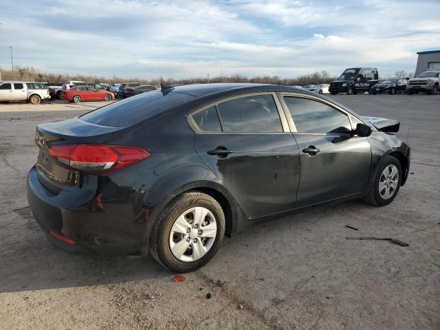 3KPFK4A73JE278522 - 2018 KIA FORTE LX BLACK photo 3