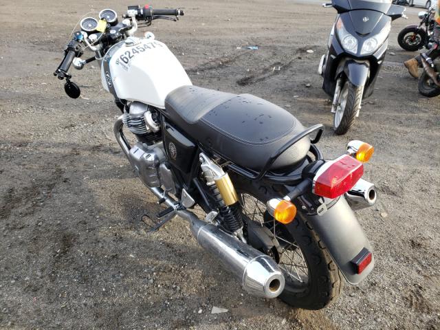 ME3FPN476MK761984 - 2021 ROYAL ENFIELD MOTORS INT 650 WHITE photo 3