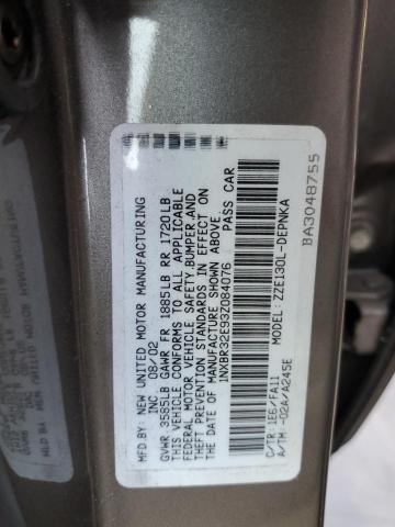 1NXBR32E93Z084076 - 2003 TOYOTA COROLLA CE GRAY photo 13