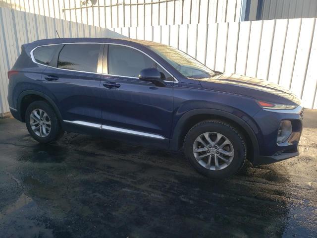 5NMS23AD0KH050647 - 2019 HYUNDAI SANTA FE SE BLUE photo 4