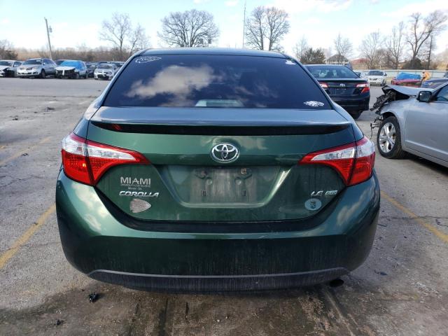 2T1BPRHE0EC039175 - 2014 TOYOTA COROLLA ECO GREEN photo 6