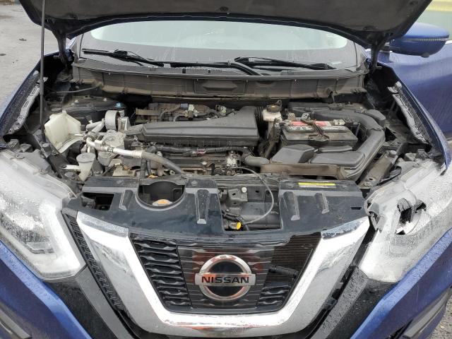 5N1AT2MV9HC877279 - 2017 NISSAN ROGUE SV BLUE photo 12