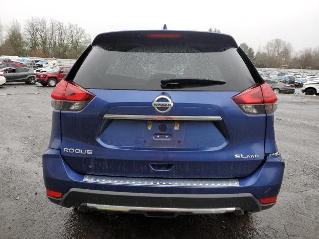 5N1AT2MV9HC877279 - 2017 NISSAN ROGUE SV BLUE photo 6