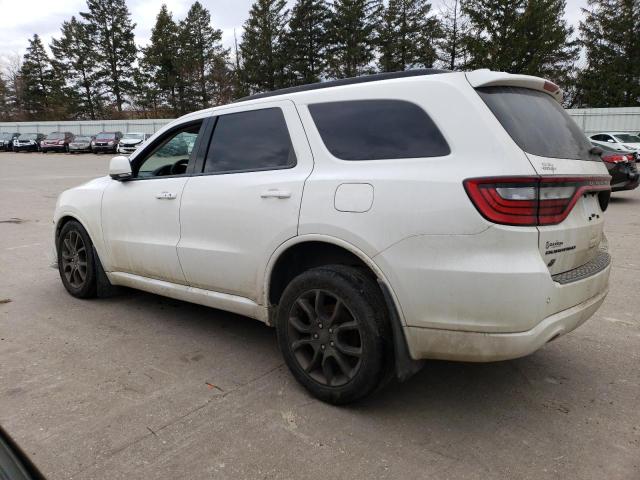 1C4RDJDG7JC142984 - 2018 DODGE DURANGO GT WHITE photo 2