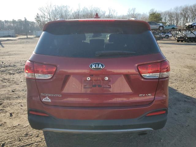 5XYPH4A50JG367307 - 2018 KIA SORENTO EX RED photo 6