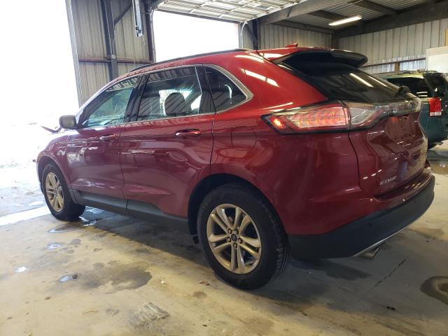 2FMTK3J80FBB91435 - 2015 FORD EDGE SEL BURGUNDY photo 2