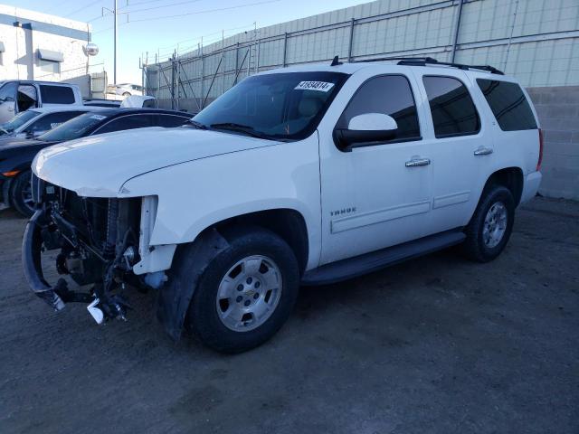 1GNSCBE03DR306784 - 2013 CHEVROLET TAHOE C1500 LT WHITE photo 1