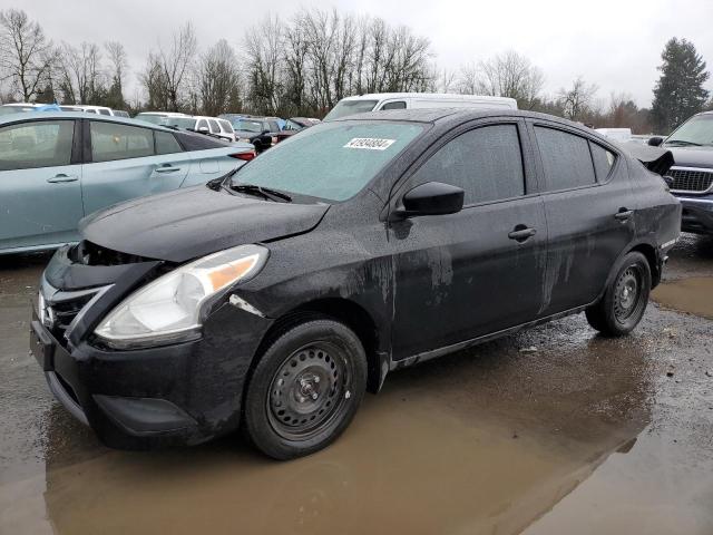 3N1CN7AP3HL823767 - 2017 NISSAN VERSA S BLACK photo 1