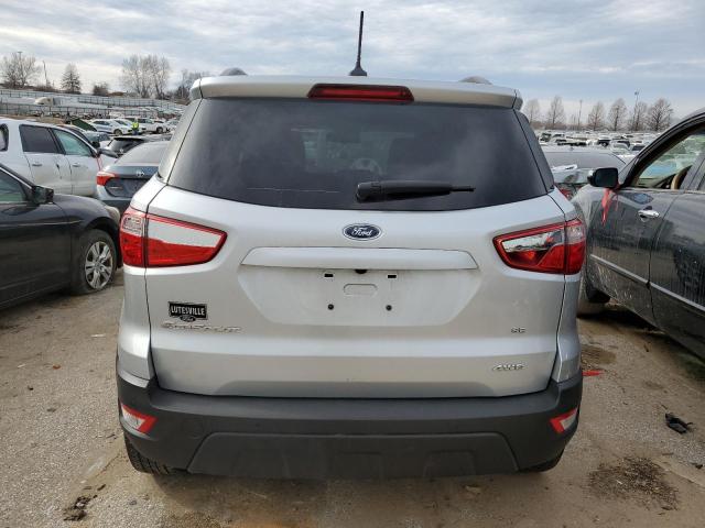 MAJ6S3GLXLC347768 - 2020 FORD ECOSPORT SE SILVER photo 6