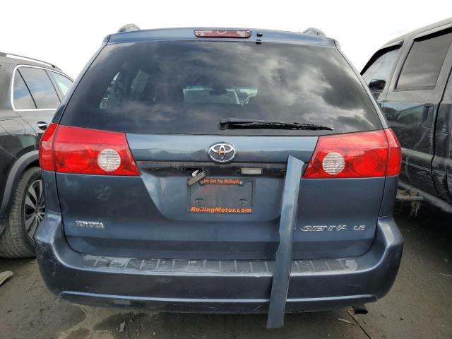 5TDZK23C18S119512 - 2008 TOYOTA SIENNA CE TEAL photo 6