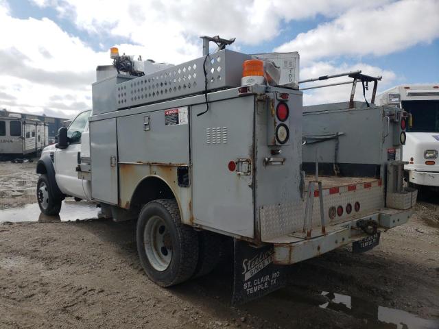 1FD4F46YX8EA84391 - 2008 FORD F450 SUPER DUTY WHITE photo 2